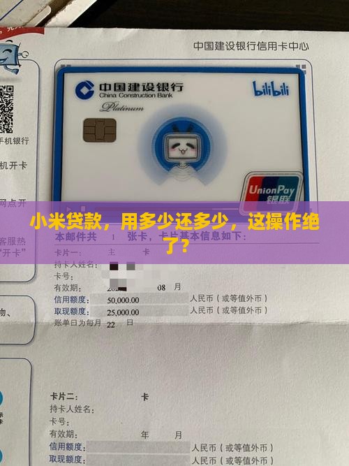 小米随借随还的信用贷款