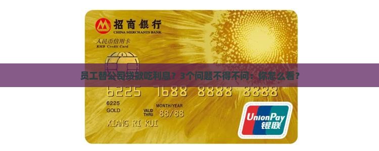 员工替公司贷款吃利息