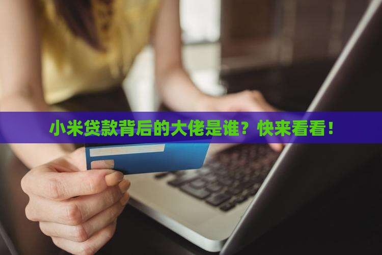 小米贷款是哪个旗下公司