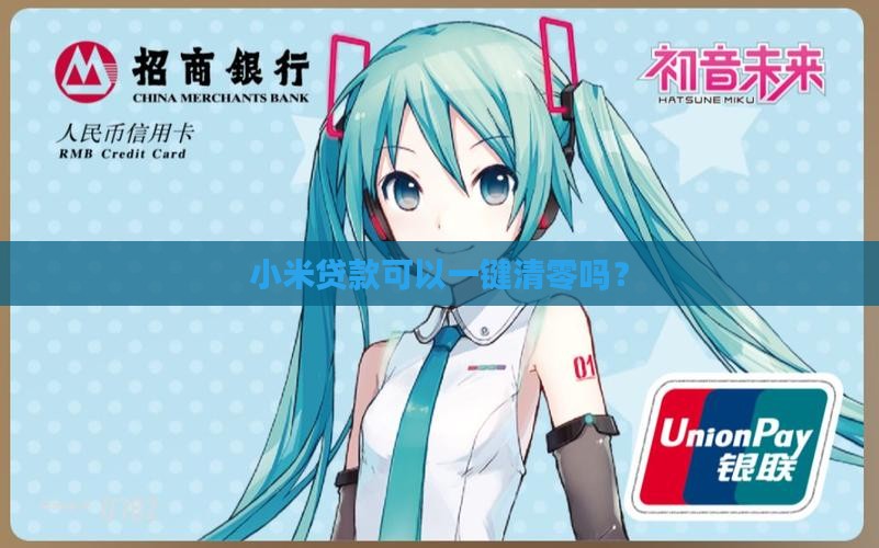 小米贷款能一次性还清吗