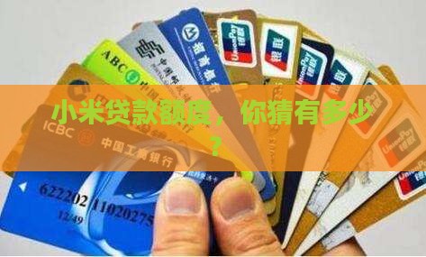 小米贷款有额度的吗