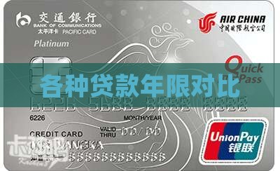 各种贷款年限对比