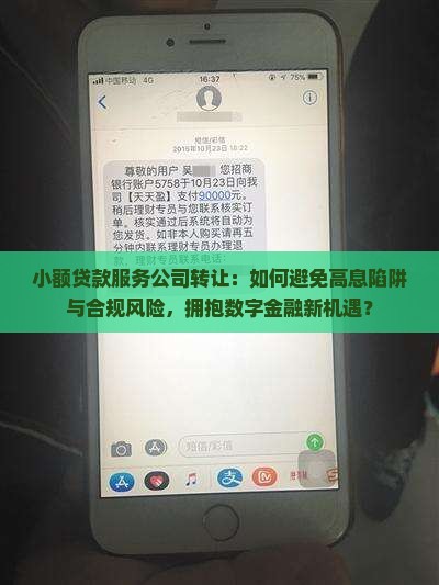 小额贷款服务公司转让