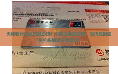 天津银行企业贷款助贷