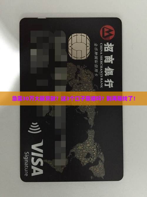 哪里有大额贷款口子