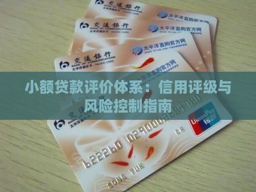小额贷款评价体系