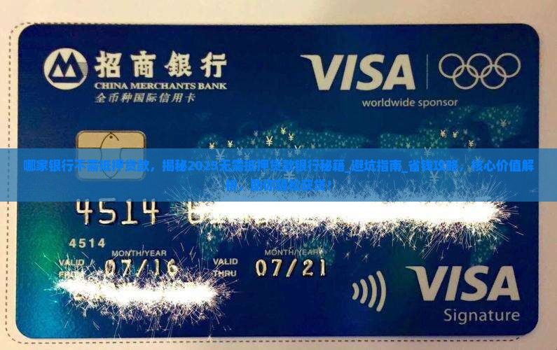 哪家银行不需抵押贷款