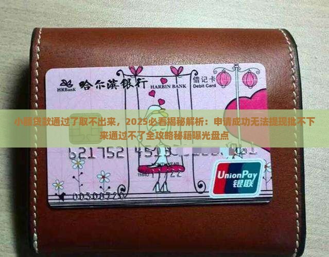 小额贷款通过了取不出来