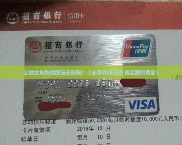 公益金贷款提前还款好嘛