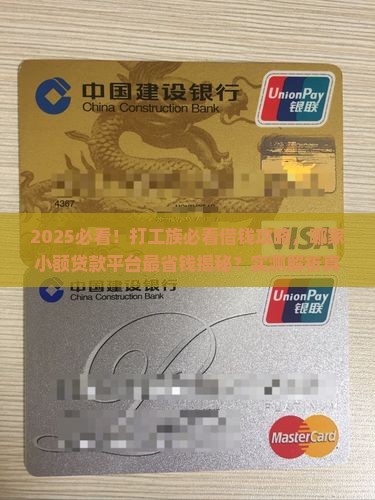 小额贷款平台哪个好借钱