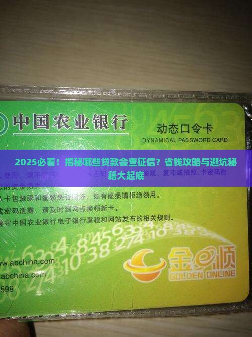 哪些贷款会查征信