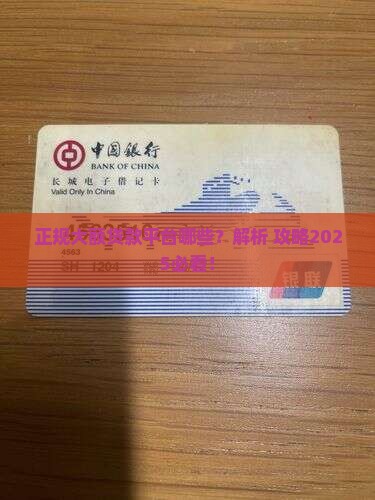 大额长期限贷款正规平台