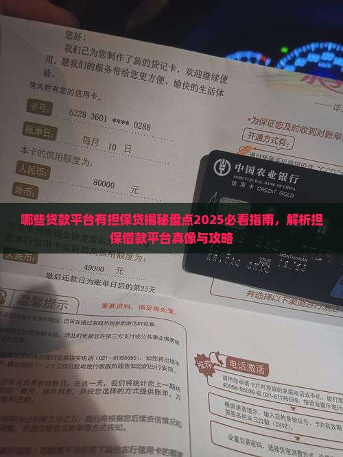 哪些贷款平台有担保贷