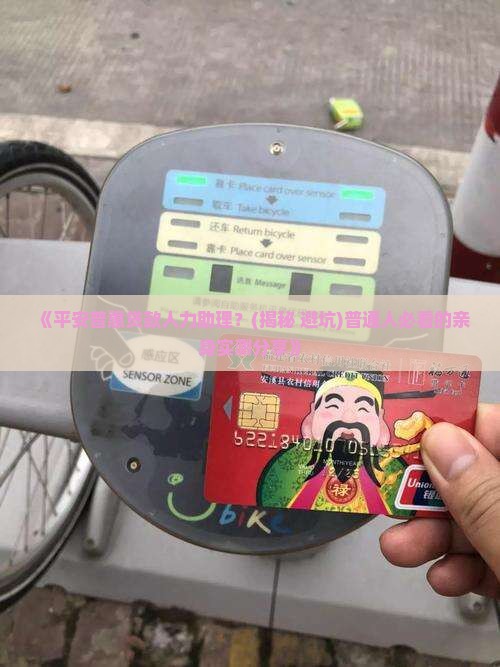 平安普惠贷款人力助理
