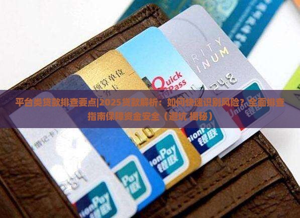 平台类贷款排查要点