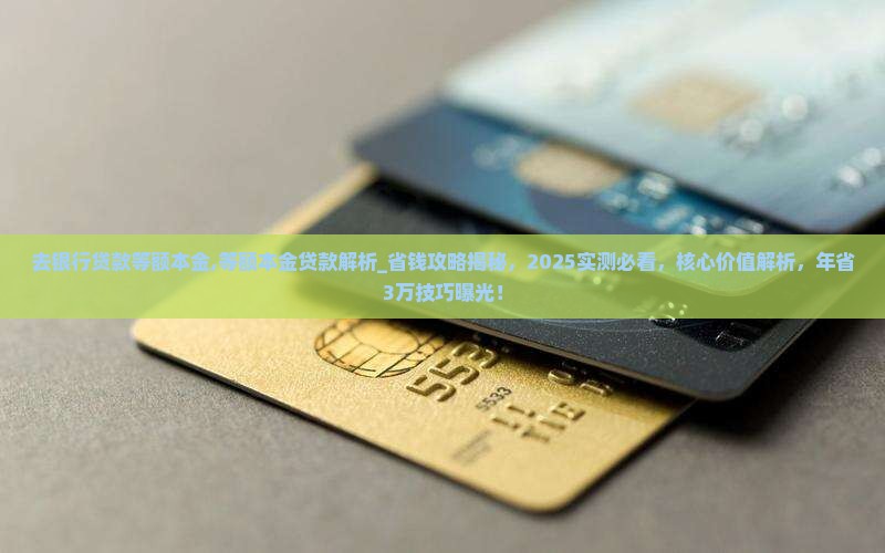 去银行贷款等额本金