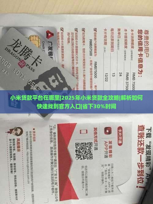 小米贷款平台在哪里
