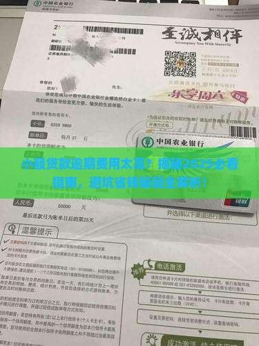 小额贷款逾期费用太高
