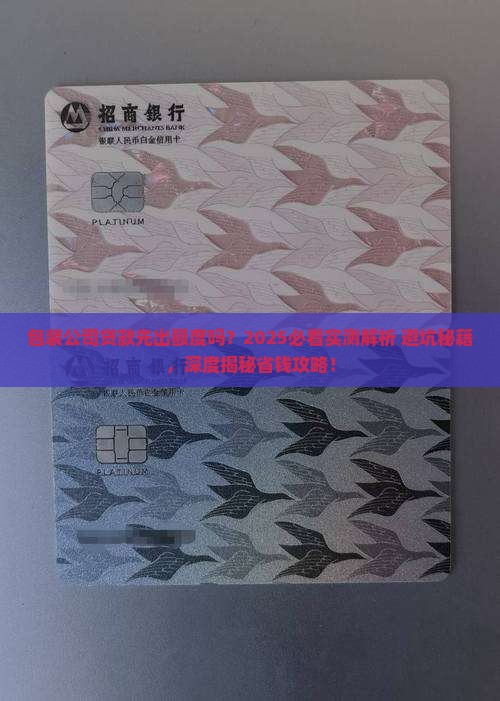 包装公司贷款先出额度吗