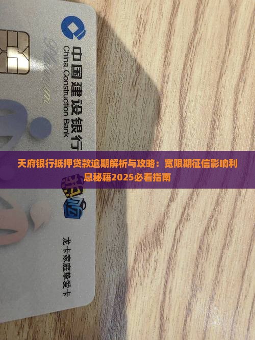 天府银行抵押贷款逾期