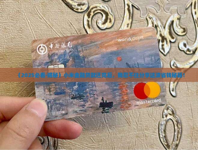 小米金融贷款还完