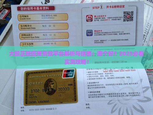 大额正规信用贷款平台