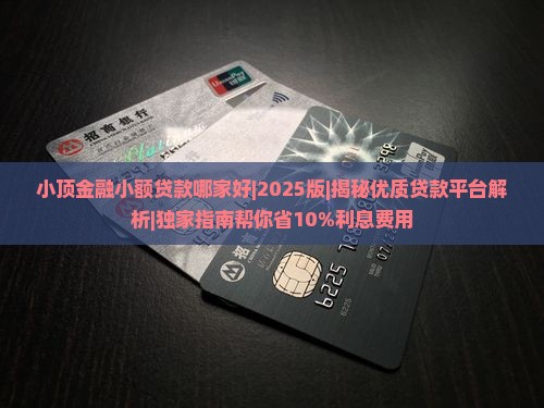 小顶金融小额贷款哪家好