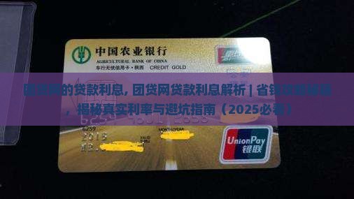 团贷网的贷款利息