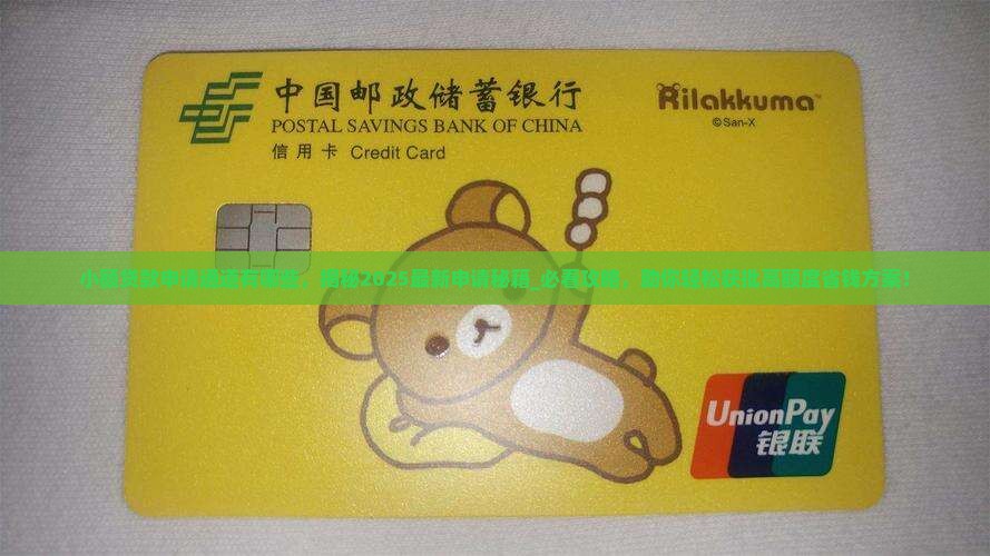 小额贷款申请通道有哪些