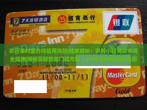 农行来村里办纯信用贷款
