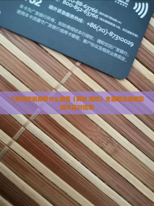 小米贷款逾期有什么后果