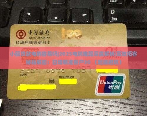 小额贷款电销容易吗
