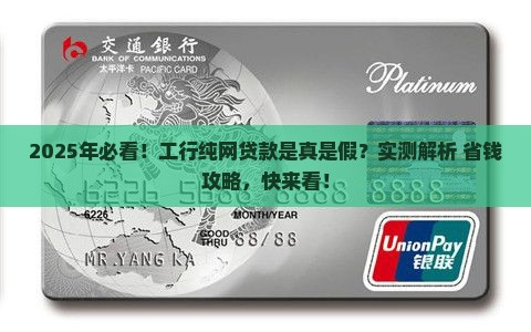 工商银行是纯网络贷款吗