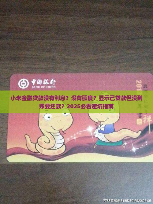 小米金融贷款没有