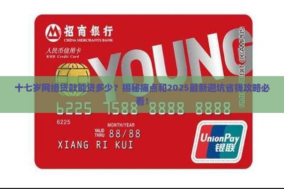 十七岁网络贷款能贷多少