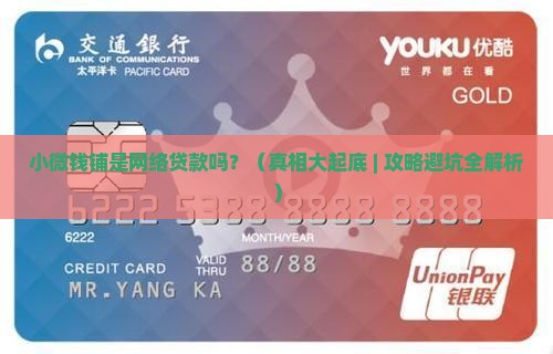 小微钱铺属于网络贷款吗