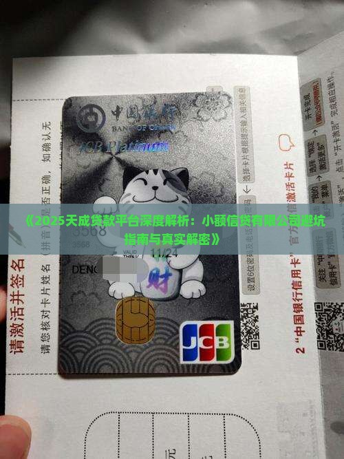 天成贷款平台怎么样
