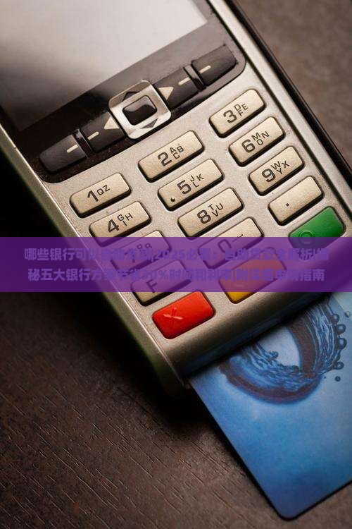 哪些银行可以自助贷款