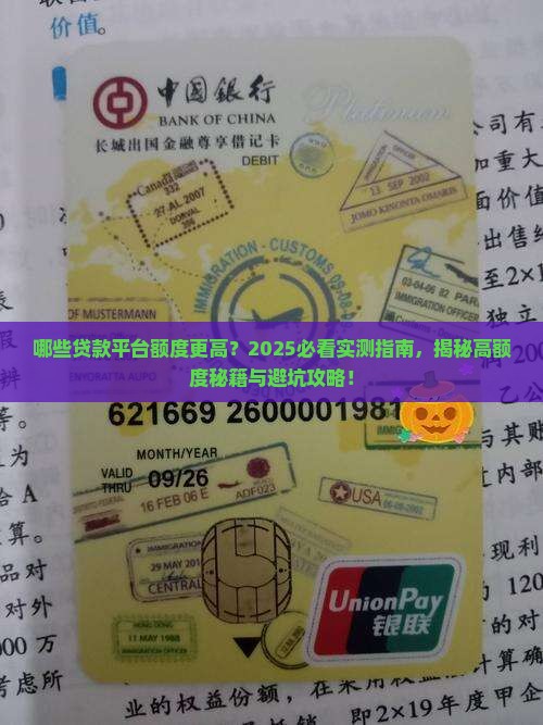 哪些贷款平台额数多点的