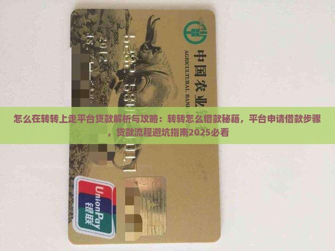 怎么在转转上走平台贷款