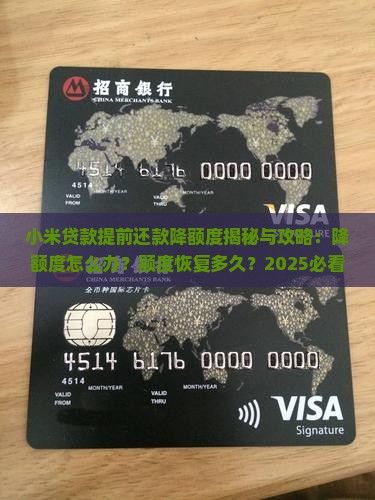 小米贷款提前还款降额度