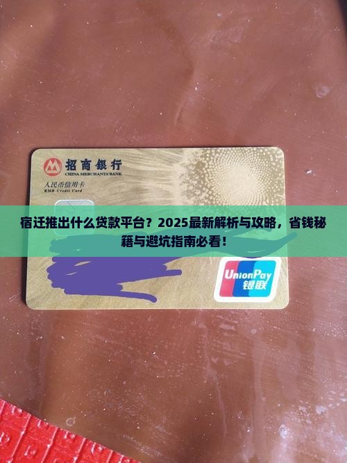 宿迁推出什么贷款平台