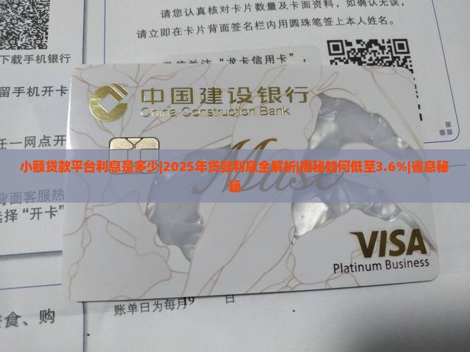 小额贷款平台利息是多少
