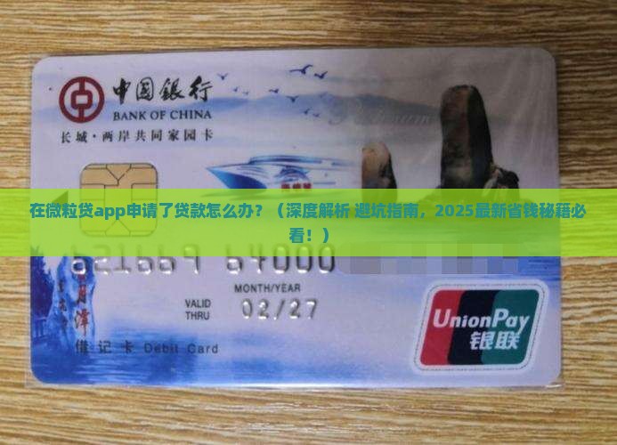 在微粒贷app申请了贷款怎么办