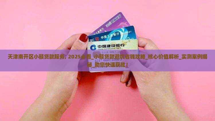 天津南开区小额贷款服务