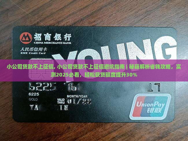 小公司贷款不上征信