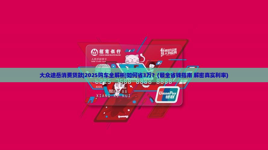 大众途岳消费贷款