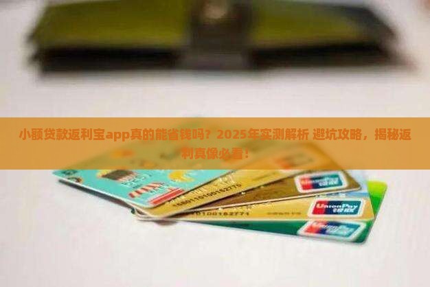 小额贷款返利宝app 小额贷款返利宝app