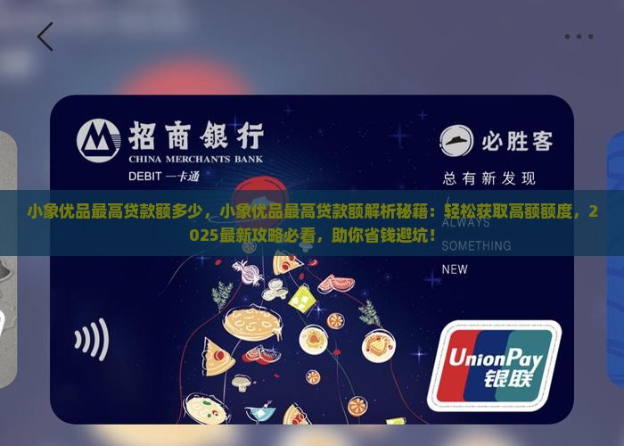 小象优品最高贷款额多少
