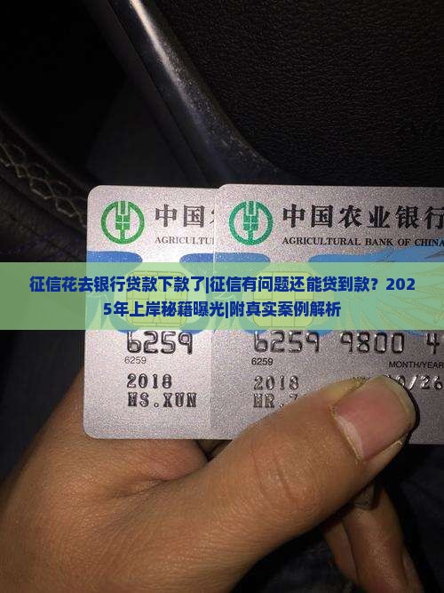 征信花去银行贷款下款了